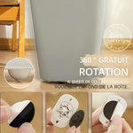 Load image into Gallery viewer, Kit de 8 mini-roulettes pivotantes adhésives universelles
