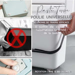 Load image into Gallery viewer, Kit de 8 mini-roulettes pivotantes adhésives universelles
